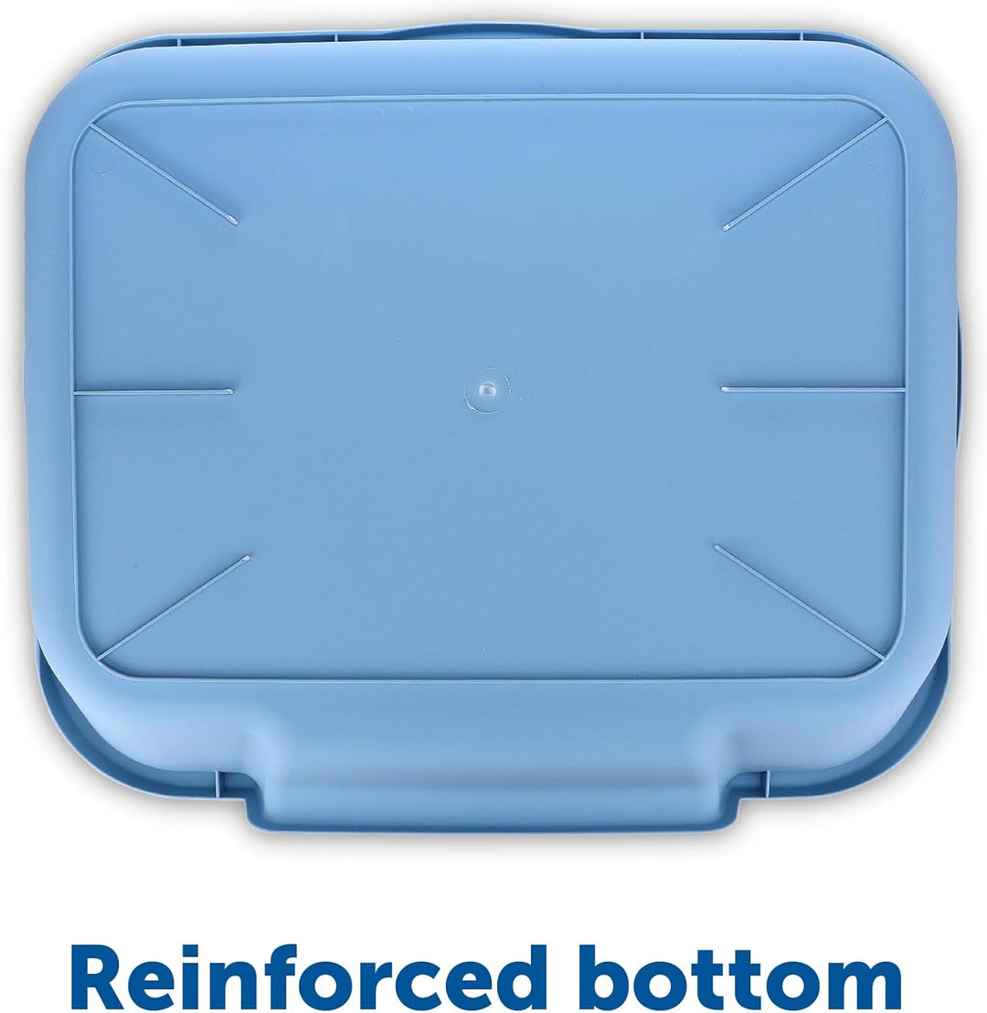 Kitty Go Here Katzentoilette Senior, 61 x 50,8 x 12,7 cm, Blau, Blau Large (1 Pack)