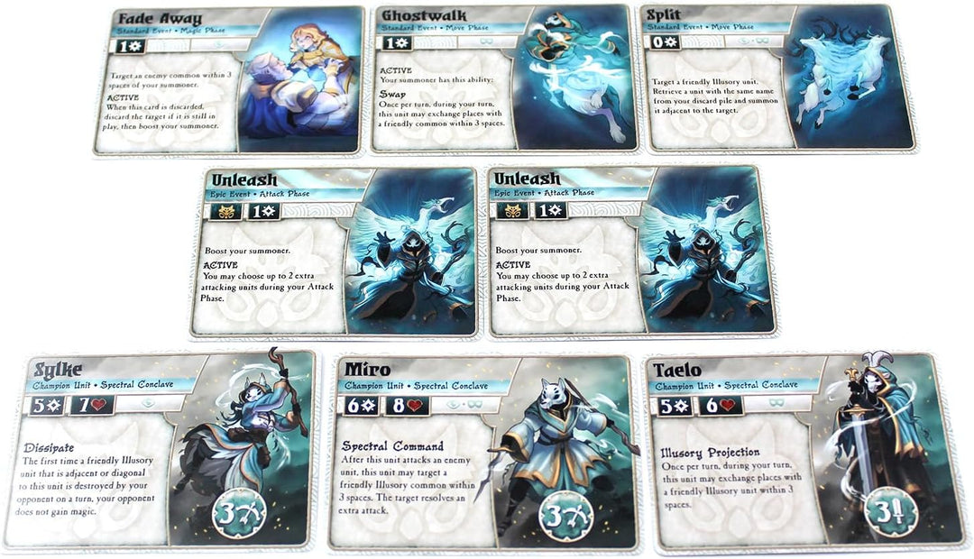 Summoner Wars Second Edition: Spectral Conclave Expansion | Fantasy Card Game Faction Pack | Strateg