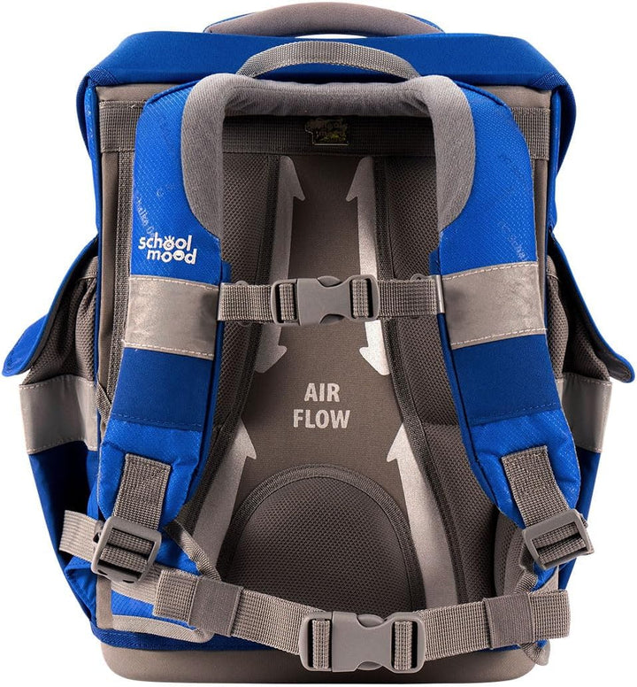Familando - School Mood Timeless Air+ Schulranzen Set 9-teilig mit Lunch-Set -Sonder-Edition FC Scha
