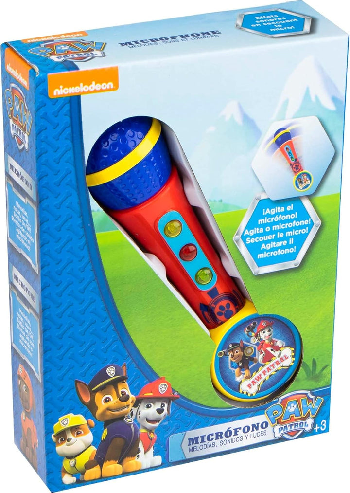REIG Paw Patrol 2519 - Mikrofon mit Lautsprechern