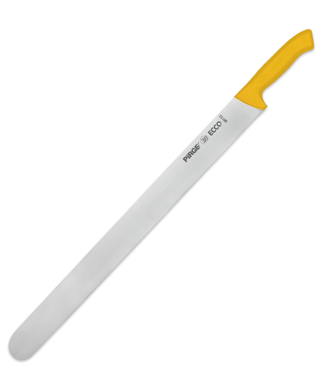 Pirge Ecco Dönermesser 55 cm Gelb - Aufschnittmesser - Schärfstes Döner Langmesser - Schneidemesser