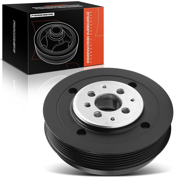 Frankberg Riemenscheibe Kurbelwelle Kompatibel mit A3 8L1 1.9L 2000-2003 Golf IV 1J1 1999-2005 Golf
