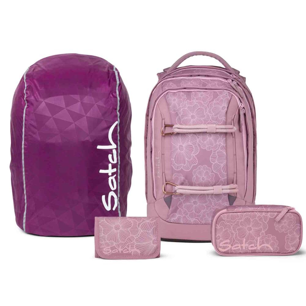 Satch Pack Streetwalk Edition Schulrucksack Set 4tlg. (Magnolia Dream), Magnolia Dream