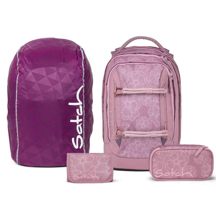 Satch Pack Streetwalk Edition Schulrucksack Set 4tlg. (Magnolia Dream), Magnolia Dream