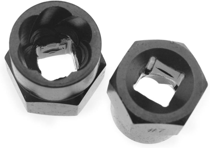 Create idea 3/8 Zoll Antieb-Steckschlüssel, 9 bis 19 mm Stehbolzenausdreher für beschädigte Mutter,