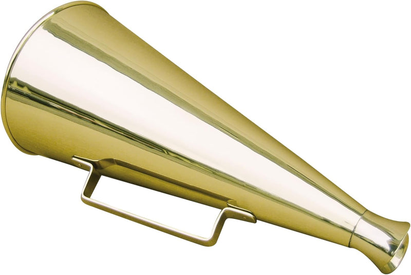 Megaphon Messing, L: 34cm, Ø: 4/15cm