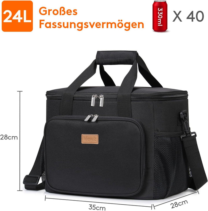 Lifewit Kühltasche Picknicktasche Lunchtasche Mittagessen Tasche Thermotasche Kühltasche Isoliertasc