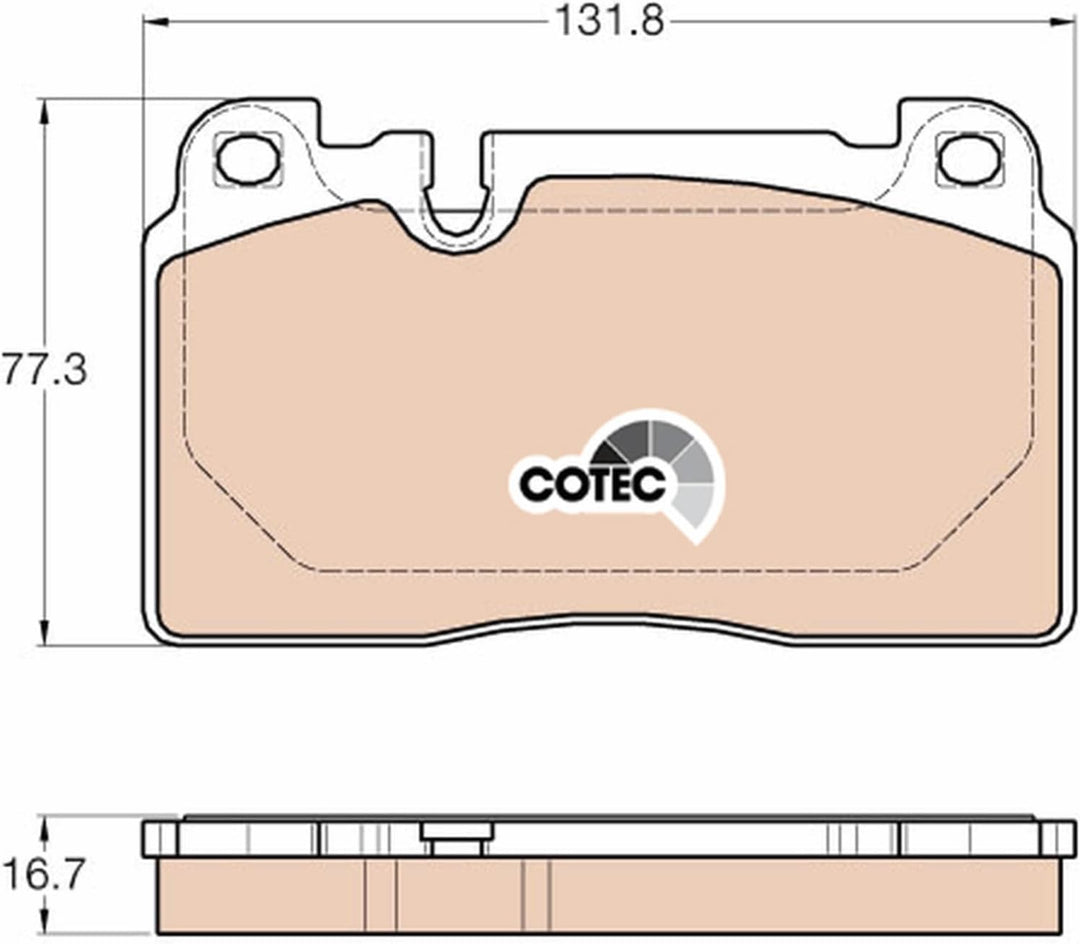 Lucas Motoren gdb1974â Pad Set, Scheibenbremse