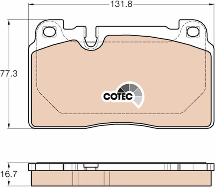 Lucas Motoren gdb1974â Pad Set, Scheibenbremse