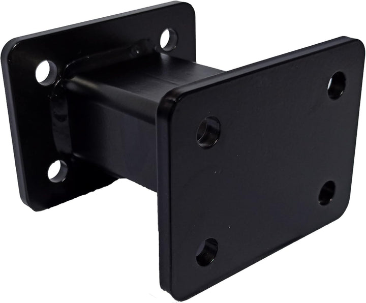 XIMPLIO Anhängerkupplung Verlängerung 125 mm Hakenverlängerung Adapter für AHK-Anschraubplatte Flans