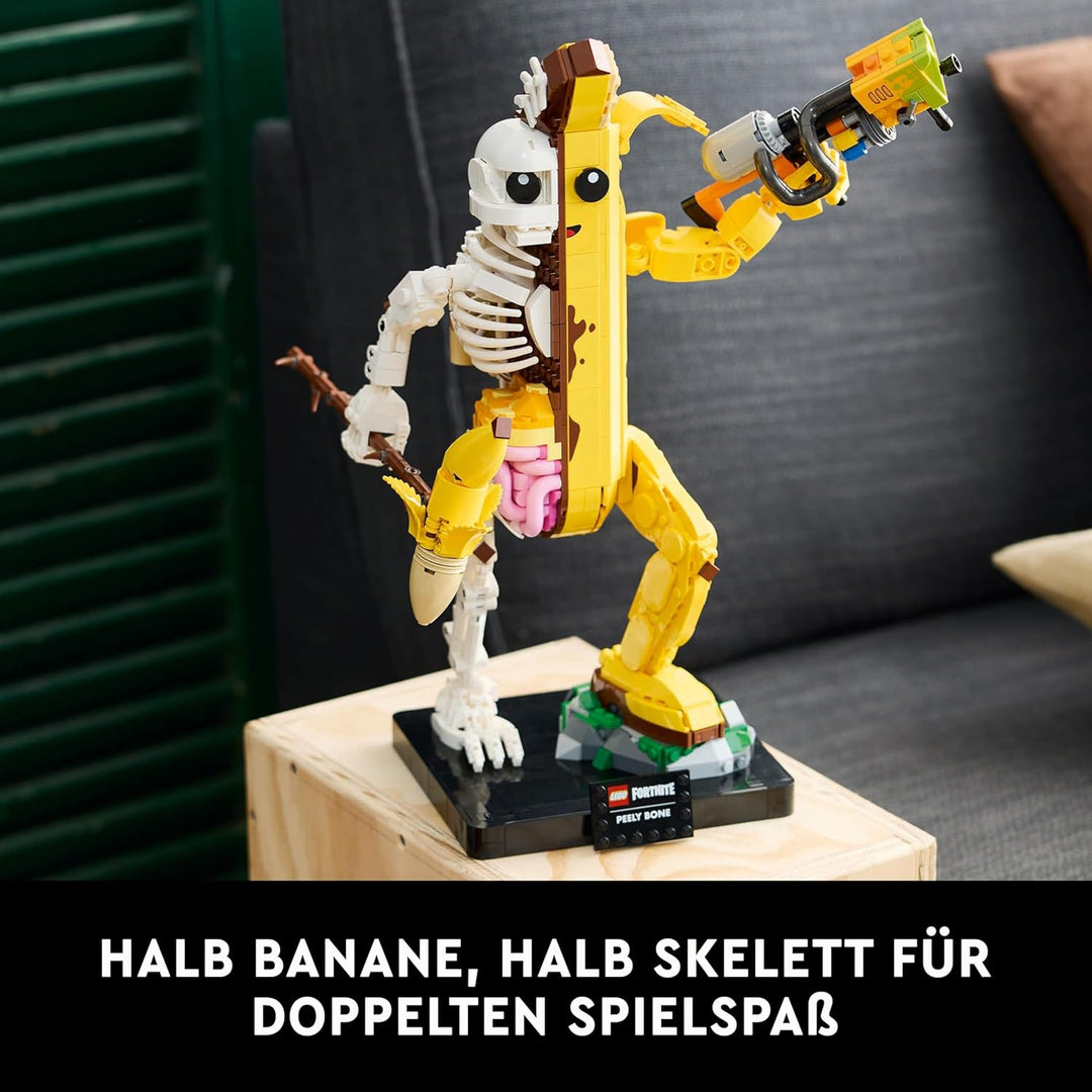 LEGO Fortnite Knochen-Schali - Gamer Modellbau -Bauset für Erwachsene - Schalenschläger Spitzhacke,