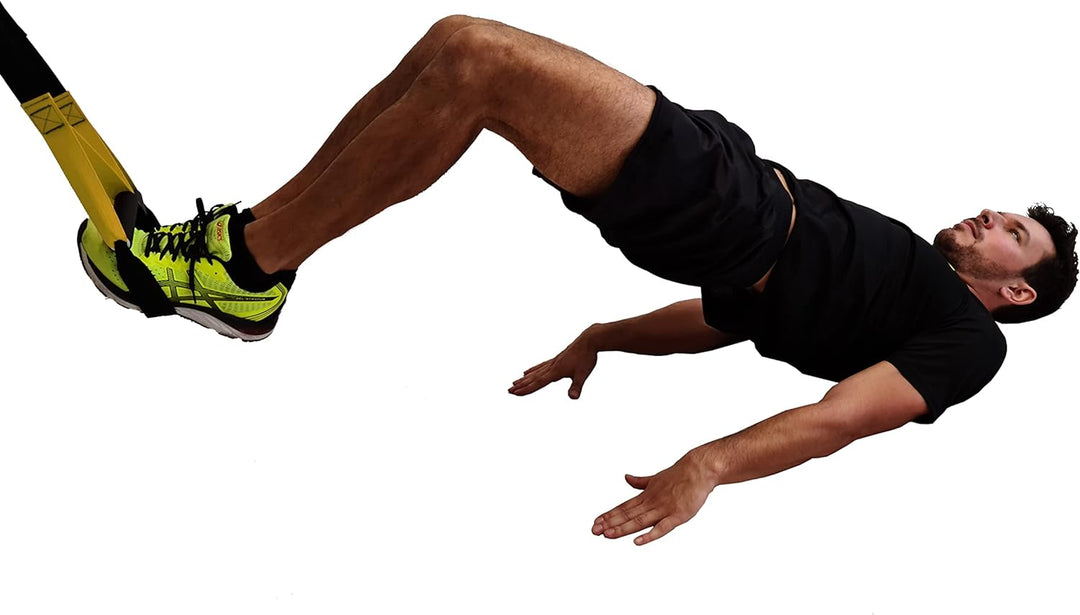 POWERSHOT Schlingentrainer - Sling Trainer mit Türverankerungen - Home Fitness! Fitness-Bauchgurt/ST