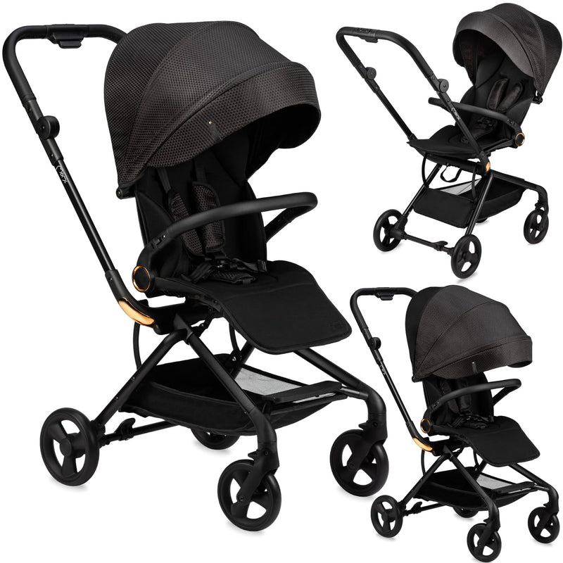 MoMi Kinderwagen ADELLE ab 6. Monat (bis 22 kg), klappbarer Buggy mit 360°-Sitz und 5-Punkt-Sicherhe