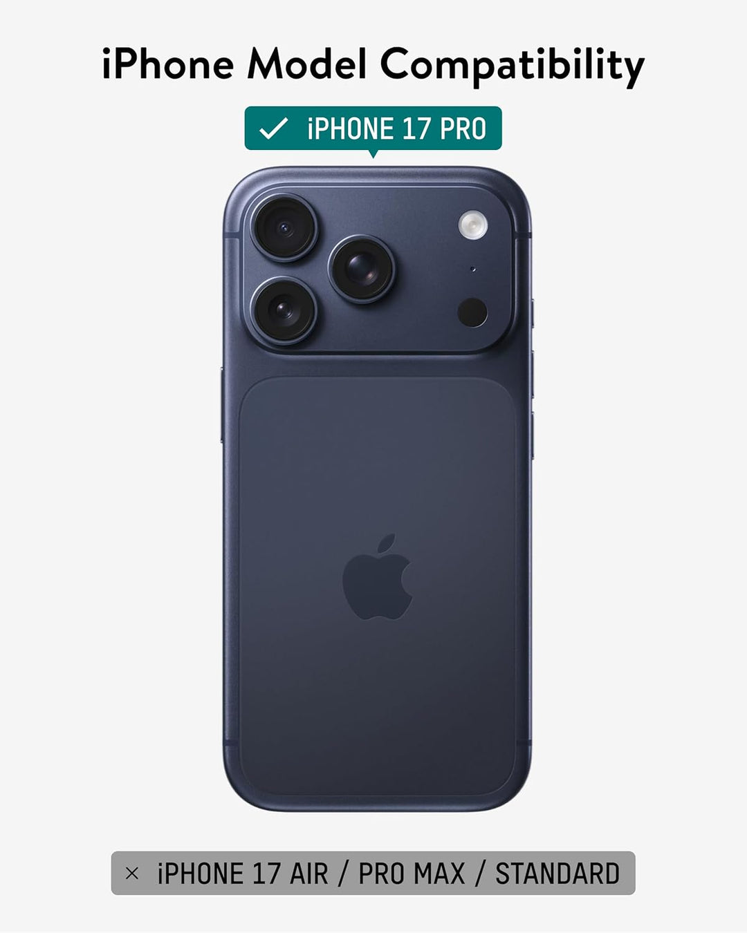Mous Hülle für iPhone 17 Pro 6,3", kompatibel mit MagSafe [Kamerasteuerung Cover] - Limitless - Schü