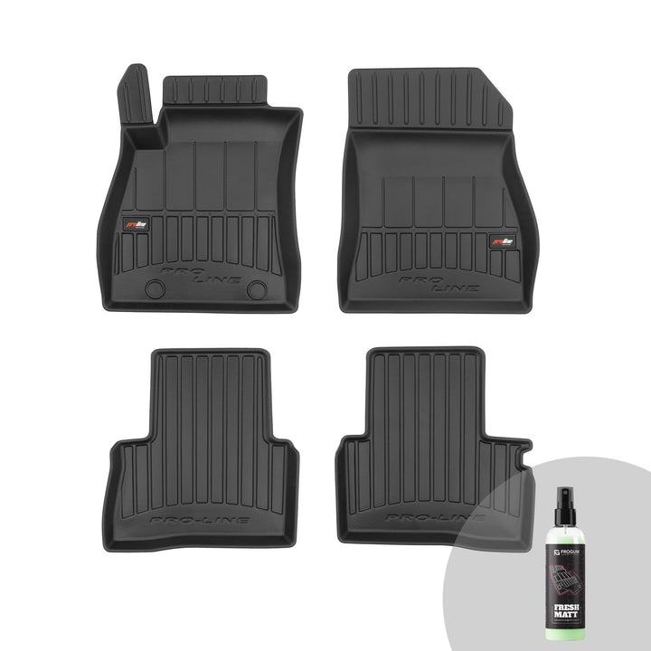 FROGUM ProLine 3D Gummimatten Exklusiven Auto Fussmatten Autofussmatten für Nissan Juke I 2010-2019