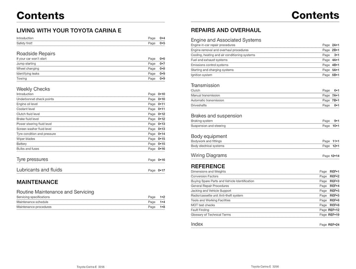Toyota Carina E Petrol (May 92 - 97) Haynes Repair Manual, Taschenbuch