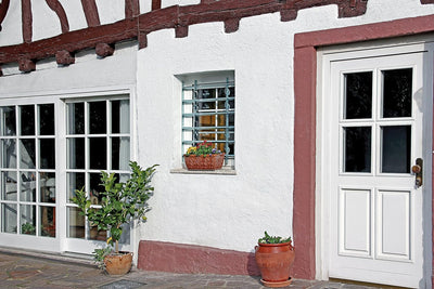 Alberts 563622 Fenstergitter Secorino Style | Ausziehbar für Fenster aussen | Einbruchschutz Gitter