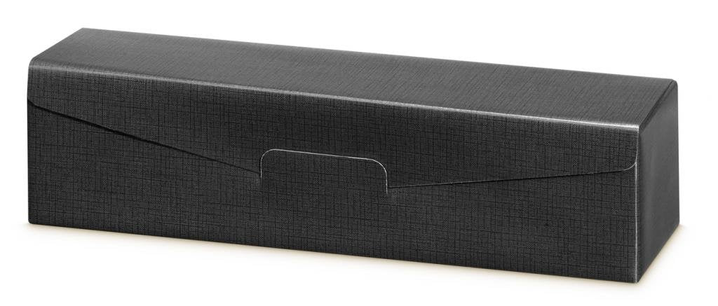 10 Stück Weinkarton, Weinverpackung, Flaschenkarton - FineLine black (schwarz) für eine Flasche Wein