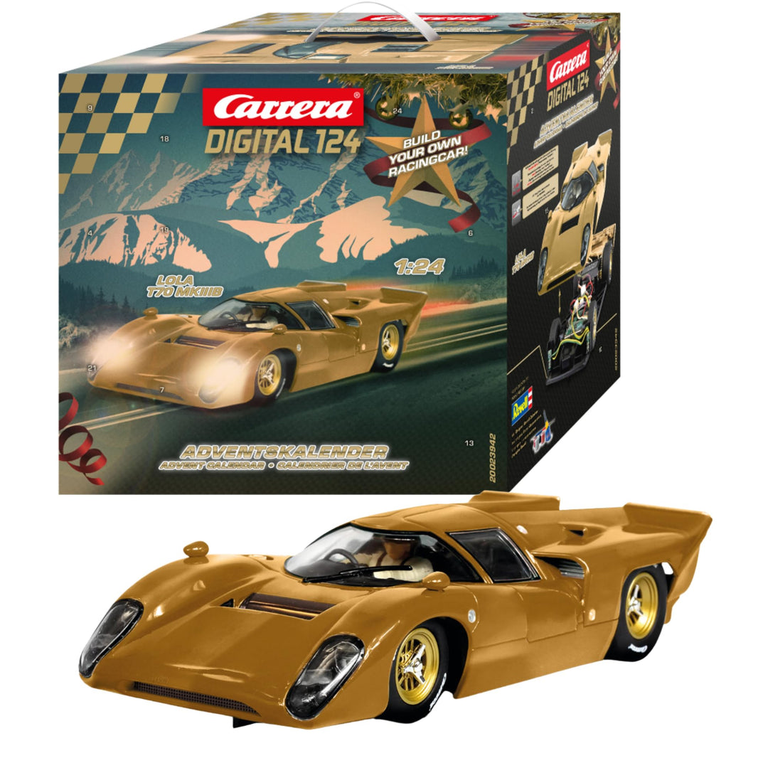 Carrera DIGITAL 124 Slotcar Bausatz Ready to Build Slotcar Set für Männer, Kinder & Erwachsene Alles