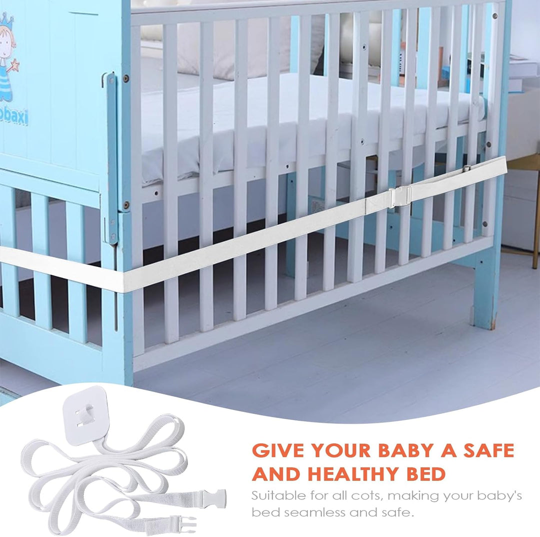 6 m Babybett Zubehör, Strap for Baby Bed, Gurt für Babybett, Beistellbett Befestigung Fixed Strap fo