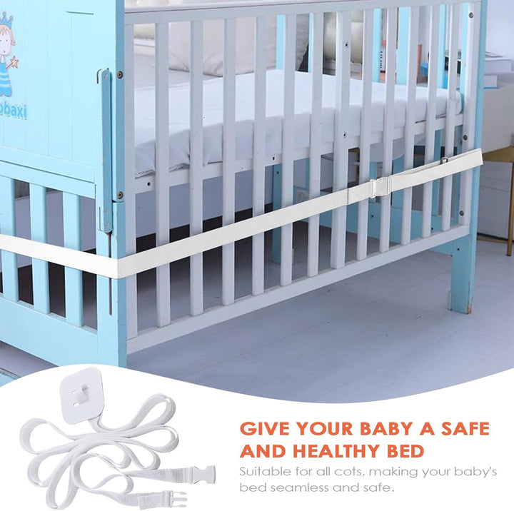 6 m Babybett Zubehör, Strap for Baby Bed, Gurt für Babybett, Beistellbett Befestigung Fixed Strap fo