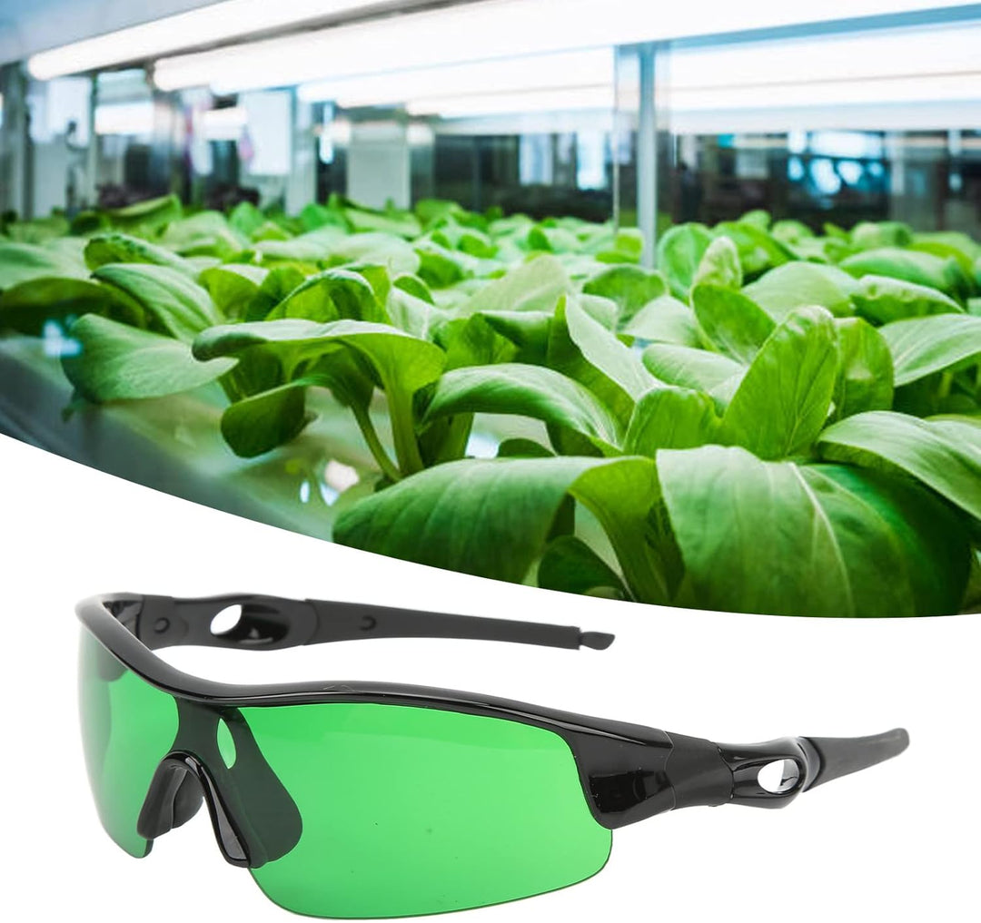 Eujgoov Grow Room Glasses Hydroponische Schutzbrille für den Innenbereich für Anti-UV-HPS-LED-Lichtr