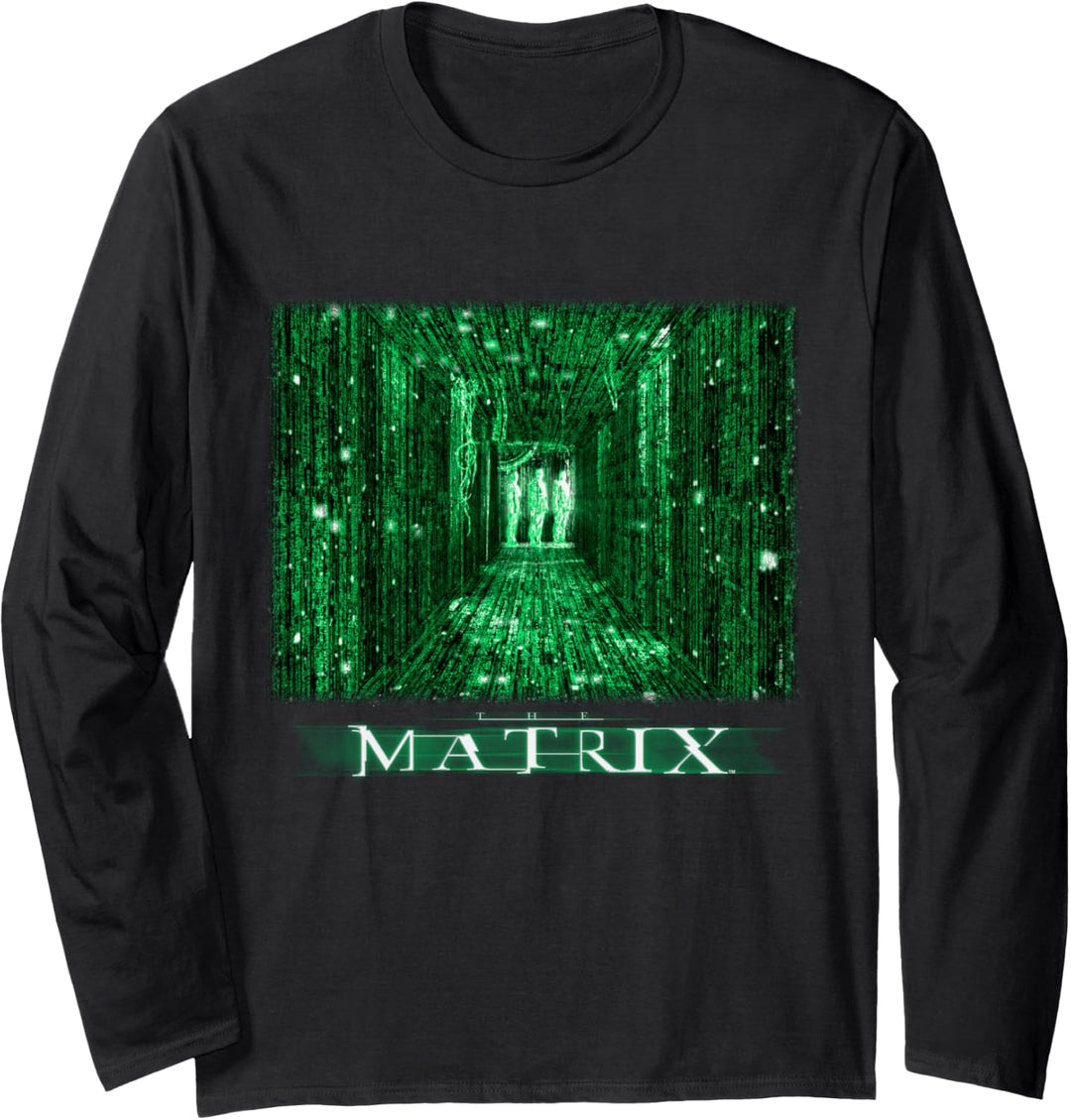 The Matrix Simulated Reality Langarmshirt