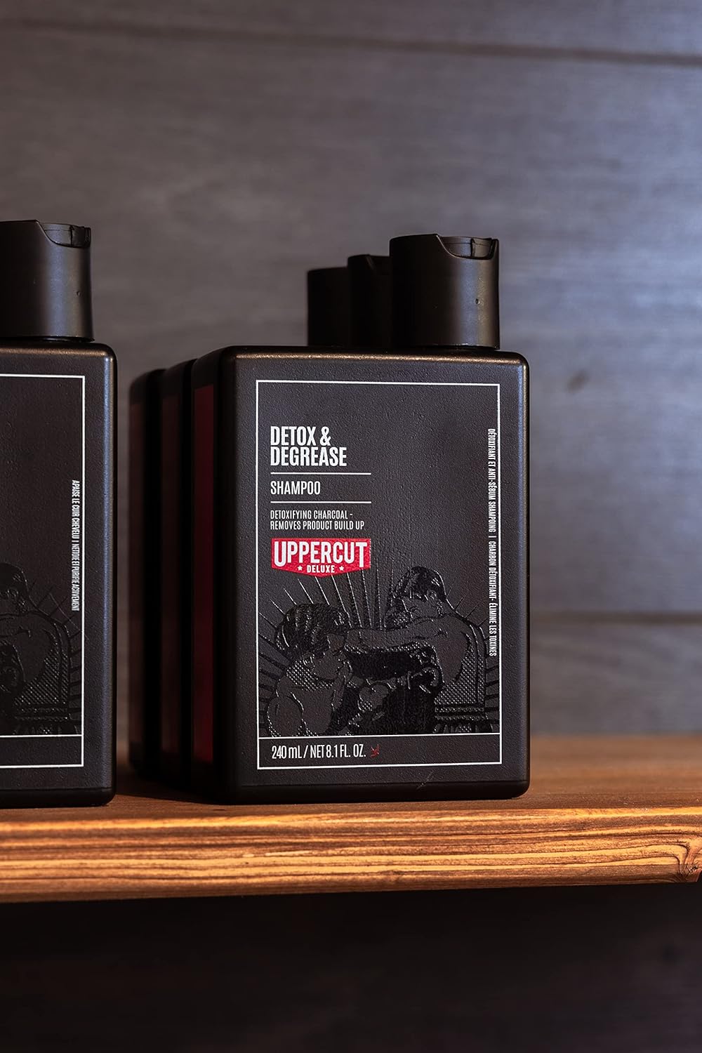 Uppercut Deluxe Detox and Degrease Shampoo for Men, Entgiftendes, Entfettendes und Tiefenreinigendes