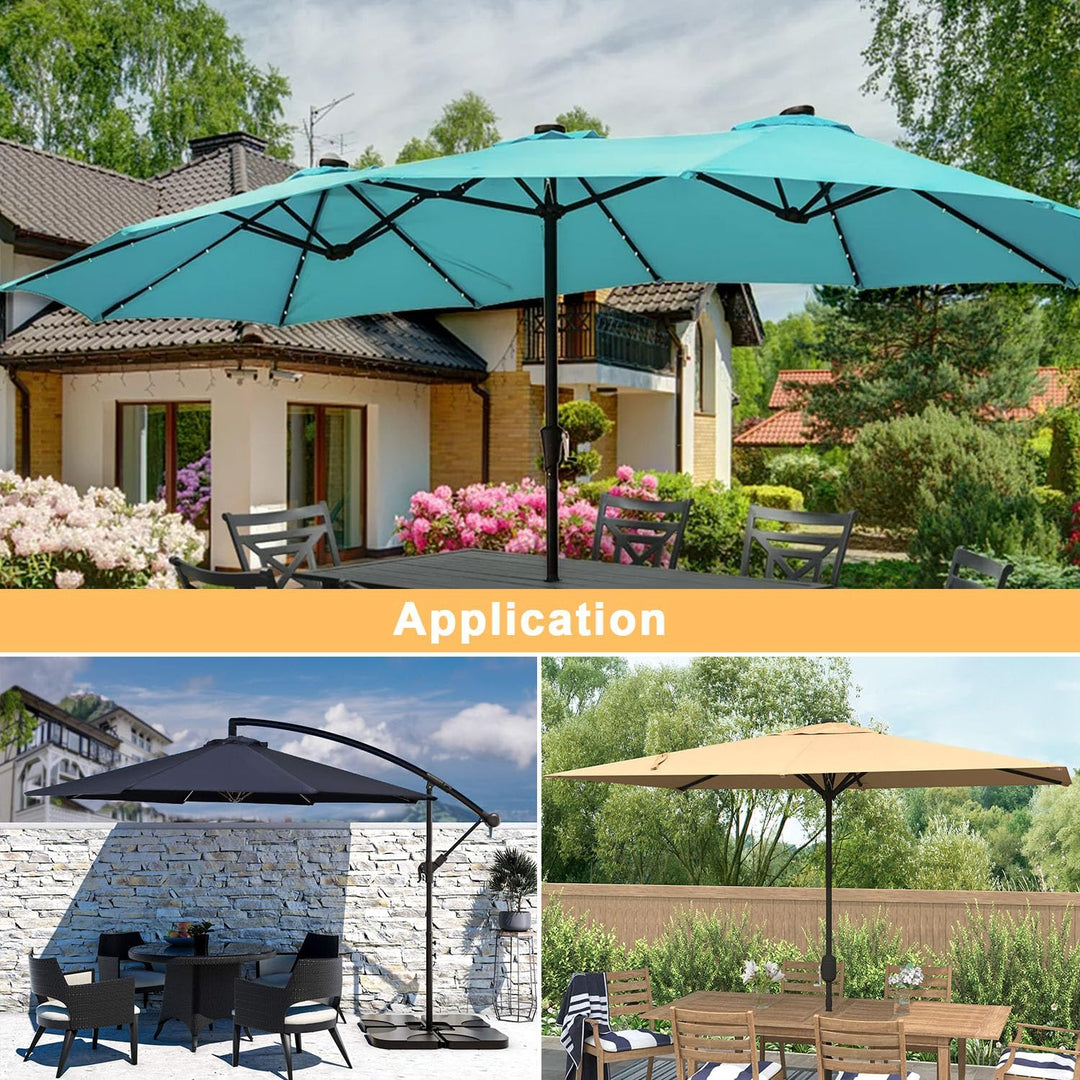 HEIMUNI Schutzhülle Sonnenschirm, Ampelschirm Schutzhülle für Ø 2-4.2m, Abdeckung für Sonnenschirm m