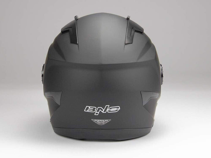 BNO Jethelm mit Langvisier Jet300 Motorradhelm Roller Helm Schutzhelm Matt Schwarz (S-XXL) (S), S