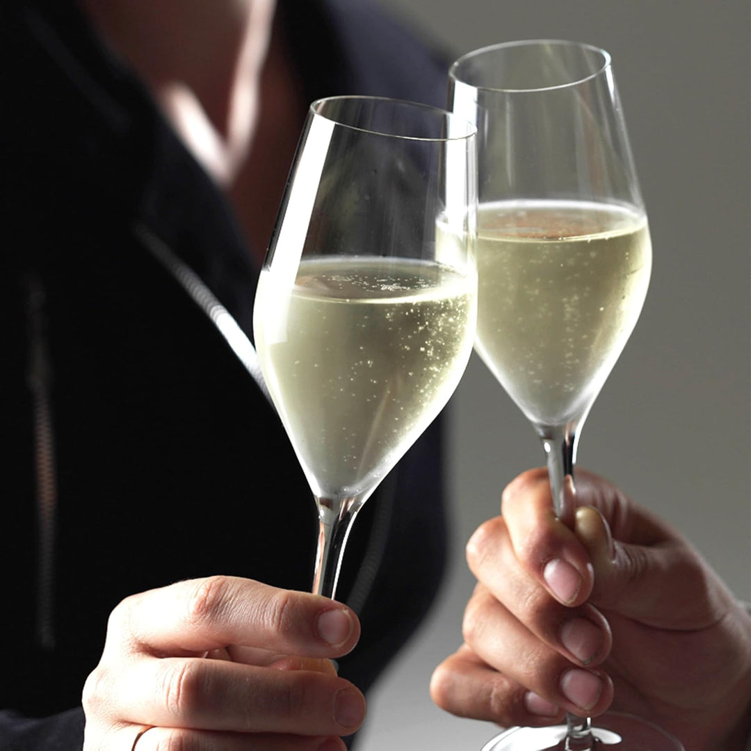Stölzle Lausitz Exquisit Royal Champagnerkelche 265ml I Edle Champagnergläser 6er Set I Schaumweingl