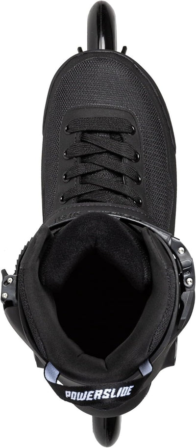 Powerslide Inline Skate Triple Black 110 Black, für Fitness, für Damen und Herren 47, 47