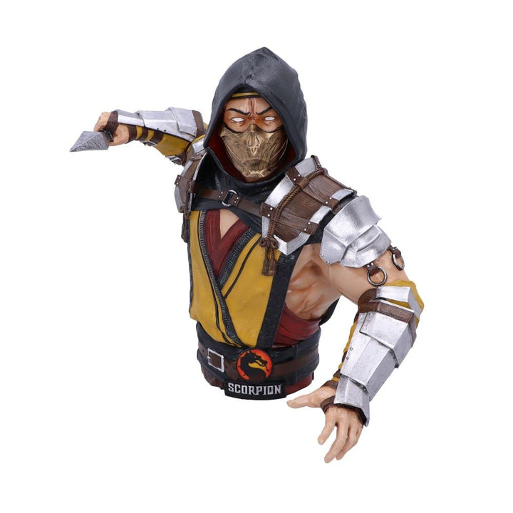 Nemesis Now Offiziell lizenzierte Mortal Kombat Skorpion Büste, gelb, 29,5 cm, Kunstharz