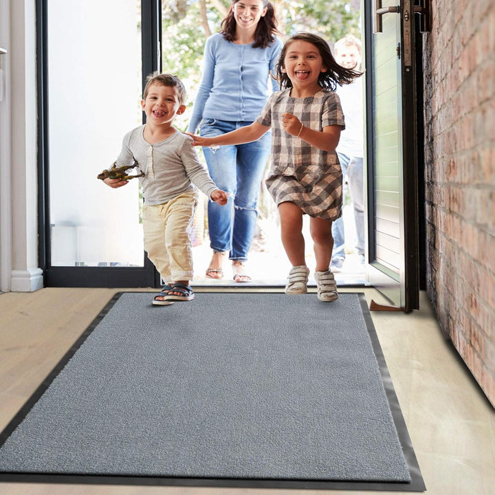 Floordirekt Schmutzfangmatte Monochrom | Fussmatte in 10 Grössen &amp; 8 Farben | Türmatte für innen &amp; a