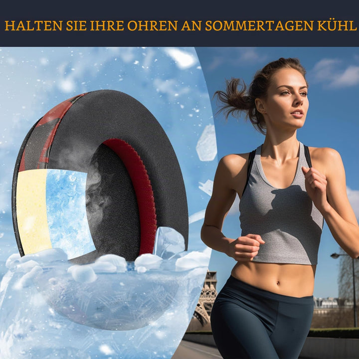 SOULWIT Kühlgel Ersatzpolster Ersatz Ohrpolster Polster für HyperX Cloud 2/3/1/Alpha/Flight/Stinger/