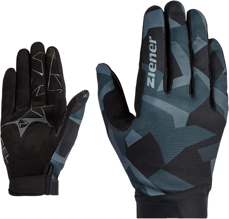 Ziener CNUT Touch Long Bike Glove Schwarz, Schwarz