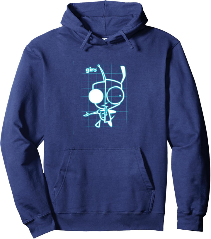 Invader Zim X-Ray Schematic GIR Pullover Hoodie