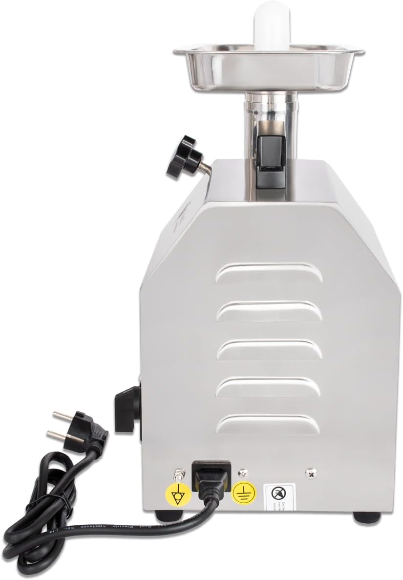 Beeketal 'FW80B' Profi Gastro Edelstahl Fleischwolf mit 80 kg/Std. Durchsatz, starkem 370 Watt Motor