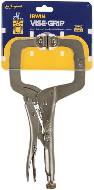 IRWIN VISE-GRIP Original Verriegelungszange mit Drehpads, 27,9 cm (11 Zoll) (20) Normale Schraubzwin