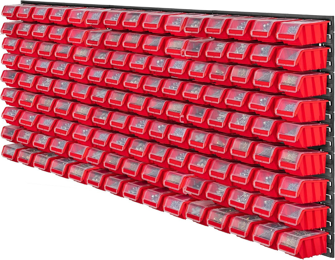 KADAX Werkzeugwandregal Gross, 174x78cm Lagersystem aus robustem Kunststoff, UV-Resistentes Modul-Sy