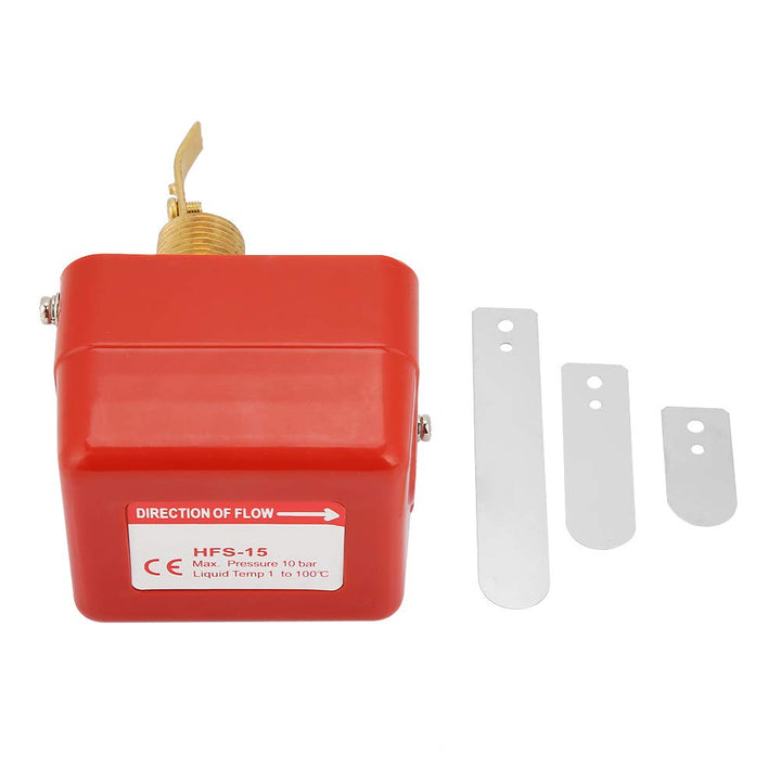HFS-15 1/2 in Durchflussschalter 6V-380V Paddel-Zielflussregler Wasserdurchflussschalte