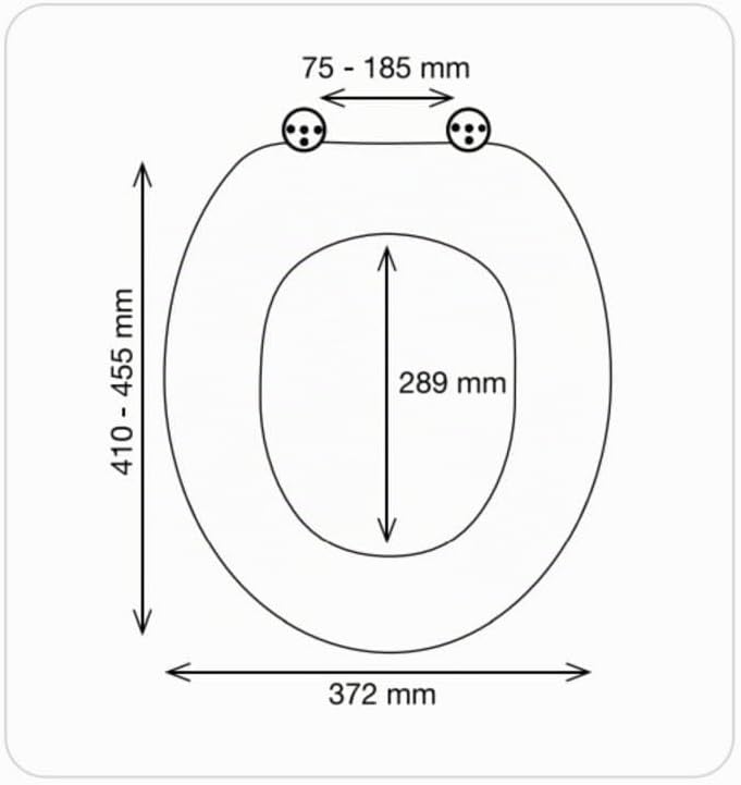 spirella Premium Toilettendeckel Klodeckel mit Quick-Release-Funktion und Softclose Absenkautomatik.