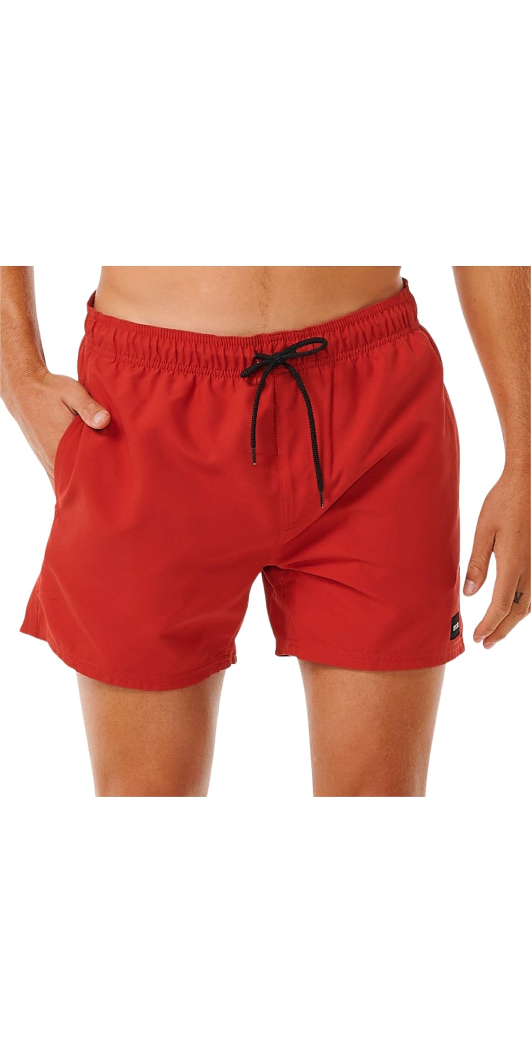 Rip Curl Offset 15 Volley,Herren,Volleyshort,Badeshort,Hose,Schnürung,Gummizug im Bund,Mood 3XL Rot,