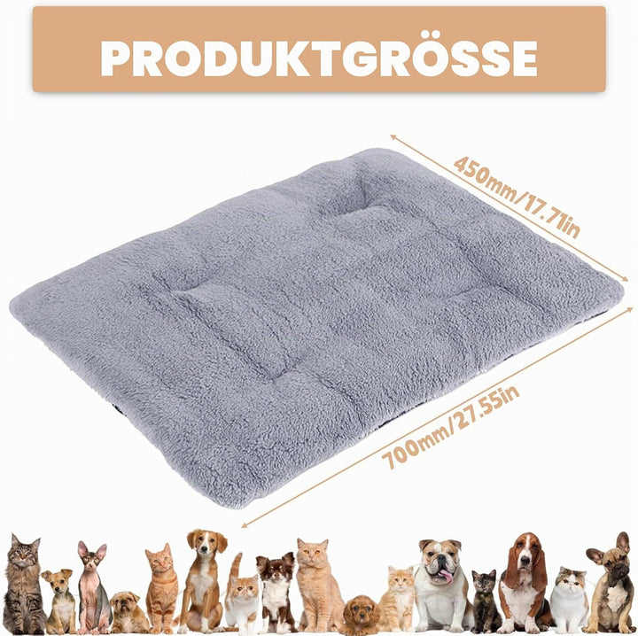 Selbstheizende Katzendecke: 70 x 45cm Selbstheizende Decke Katze, Flauschig und Weich Wärmedecke Kat