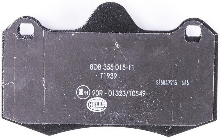 HELLA PAGID 8DB 355 015-111 Bremsbelagsatz - T1939 - Dicke/Stärke: 16.7mm - Bremssystem: Lockheed -