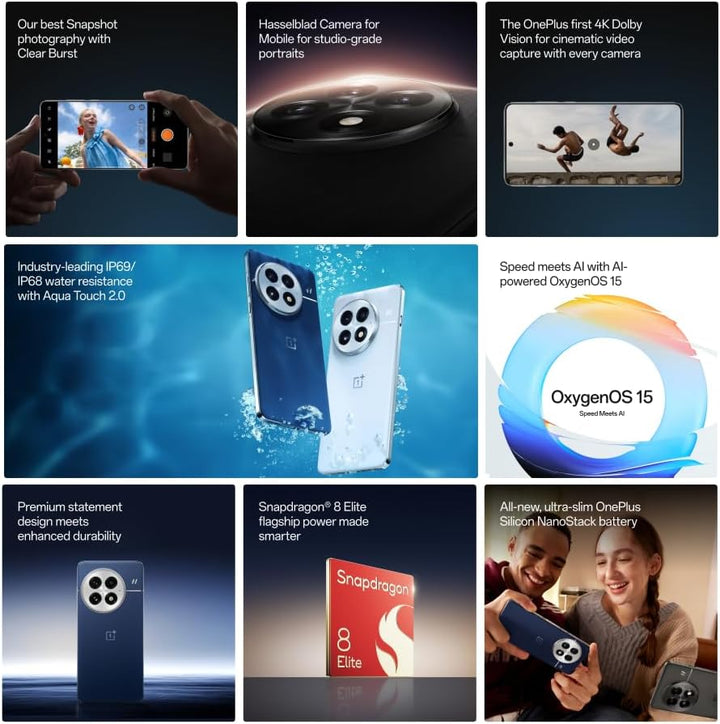 OnePlus 13 5G 16GB RAM 512GB Speicher SIM-freies Smartphone mit 50MP Dreifachkamera + OIS - Mitterna