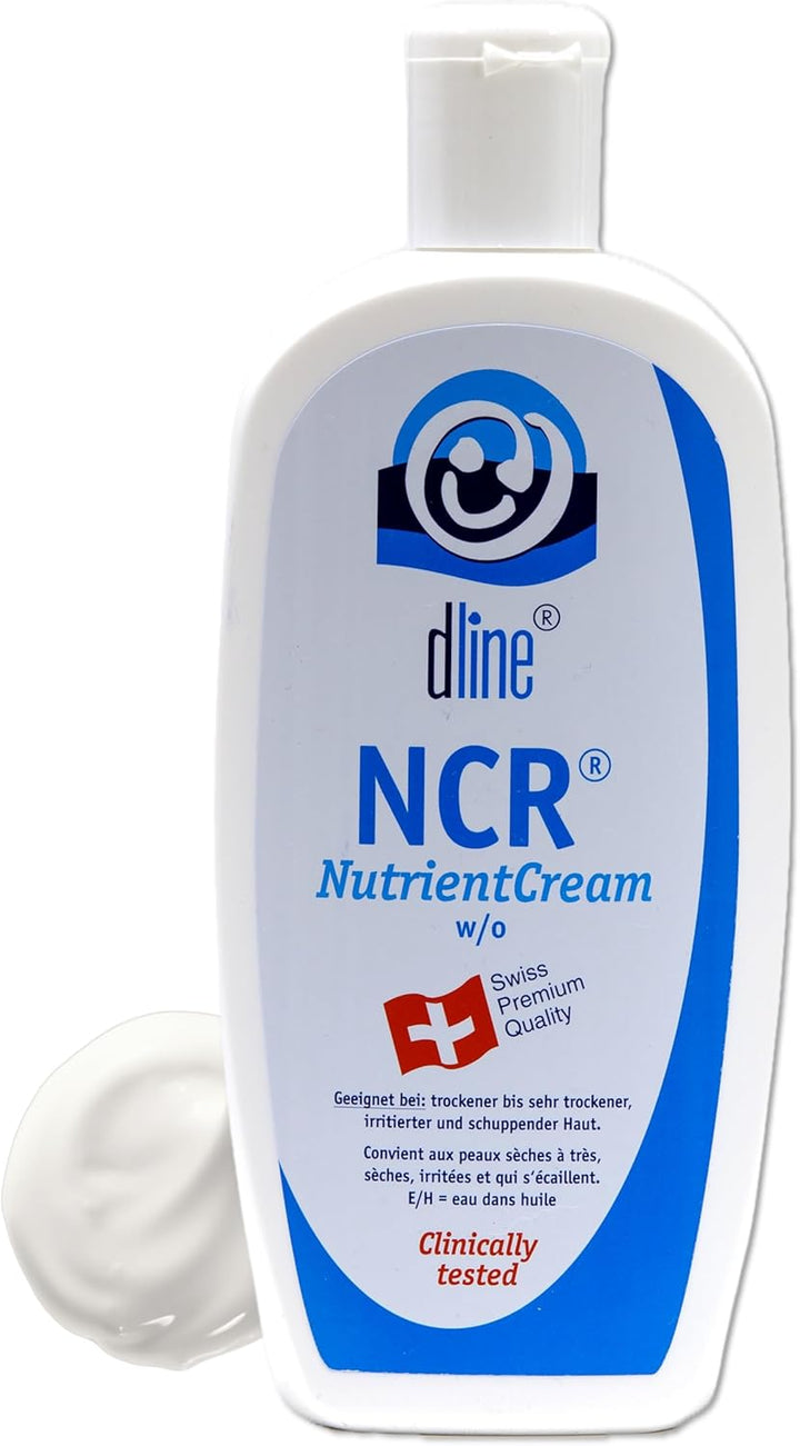 dline NCR-NutrientCream Fettcreme vom Pflegeprofi | 500ml Flasche | Feuchtigkeitscreme für trockene
