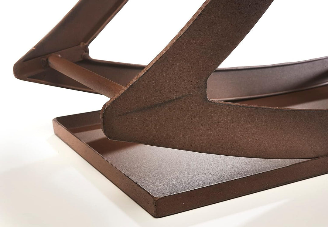 Kobolo Kaminholzregal Metallregal - Rusty - Metall - braun - 68x24x55cm