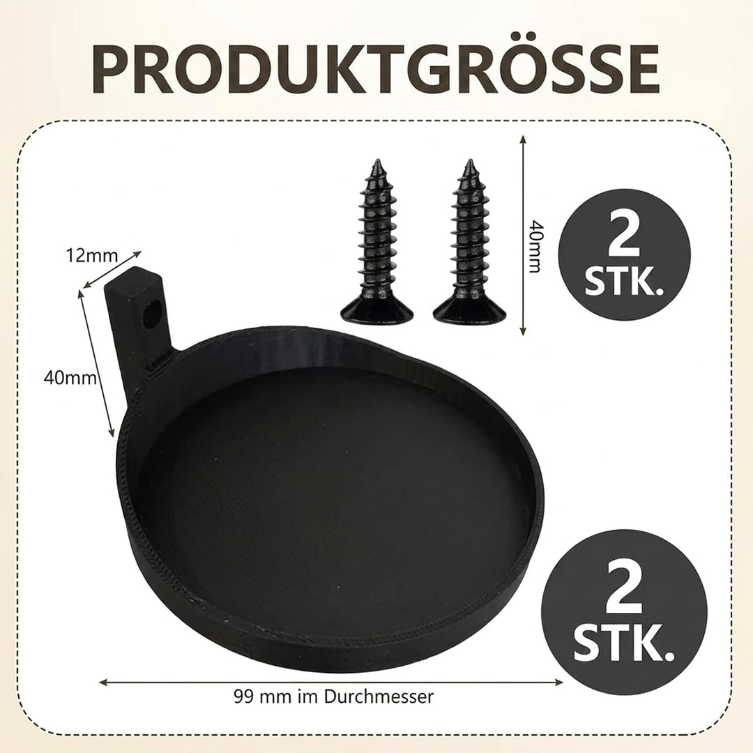 2PCS Wand Pflanzenhalter Für Akustikpaneele – Metallischer Pflanzenhaken Und Regal Zubehör Für Akust