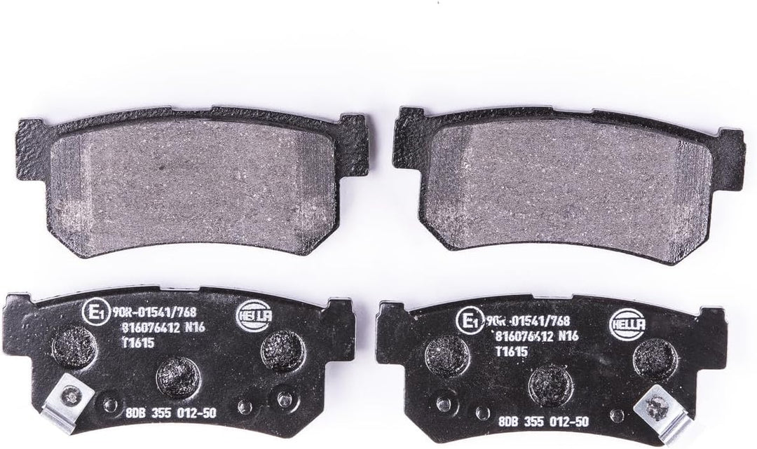 HELLA PAGID 8DB 355 012-501 Bremsbelagsatz - T1615 - Dicke/Stärke: 15mm - Bremssystem: Mando - mit a